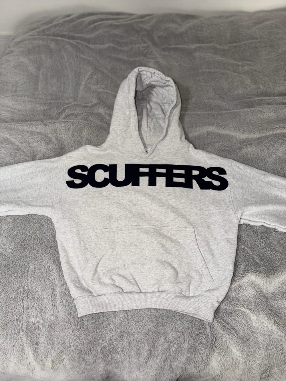 Scuffers Logo Grey Hoodie.